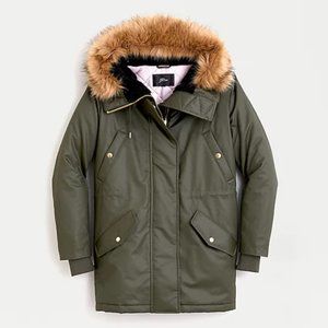JCrew Jacket Winter parka with eco-friendly PrimaLoft